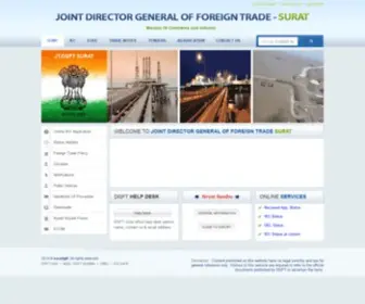 Suratdgft.in(Joint Director General Of Foreign Trade) Screenshot