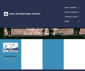 Suratinternationalairport.com(Surat International Airport [STV]) Screenshot
