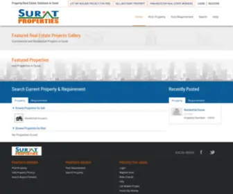 Suratproperties.com(Surat Properties Property/Real Estate in Surat 1BHK 2BHK 3BHK 4BHK 5BHK House/Flats/Apartments in Surat) Screenshot