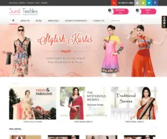 Surattextiles.in(Surat Textile) Screenshot