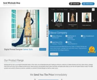 Suratwholesaleshop.co.in(Surat Wholesale Shop) Screenshot