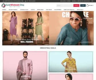 Suratwholesaleshop.com(Wholesale Indian women clothing) Screenshot