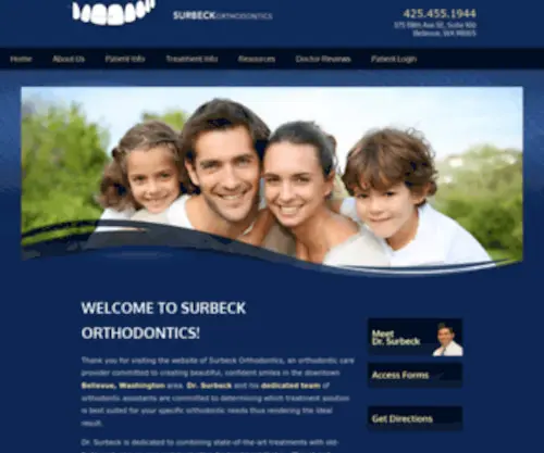 Surbeckortho.com(Surbeck Orthodontics) Screenshot