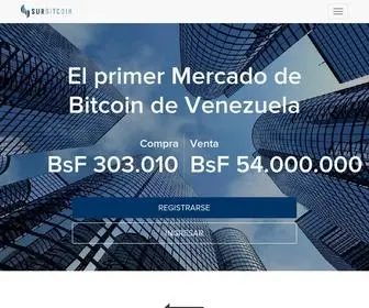 Surbitcoin.com(El primer mercado de Bitcoin en Venezuela) Screenshot