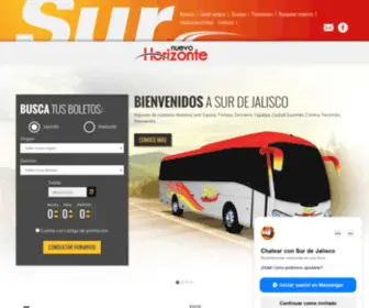 Surdejalisco.com.mx(Boletos de autobús) Screenshot