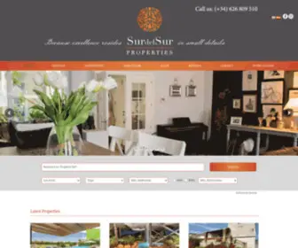 Surdelsurproperties.com(Sur del Sur PropertiesSur del Sur Properties) Screenshot