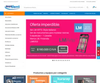 Surdent.cl(Ventas de productos y cotizaciones online 24/7) Screenshot