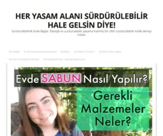 Surdurulebilirevlilik.com(Her yasam alanı sürdürülebilir hale gelsin diye) Screenshot