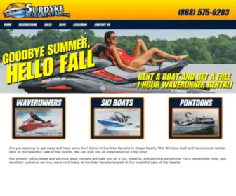 Surdykeboatrental.com(Boat Rental) Screenshot