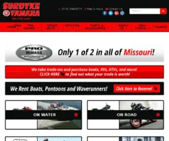 Surdykeyamaha.com(Home Surdyke Yamaha Osage Beach) Screenshot