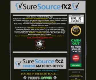 Sure-Source1X2.com Screenshot