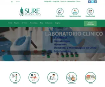 Surediagnostics.ec(Laboratorio Clinico) Screenshot