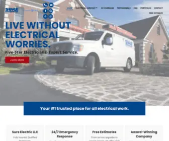 Sureelectricllc.com(Sure Electric LLC) Screenshot