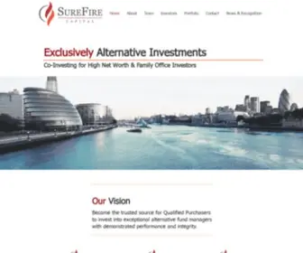 Surefirecapital.com(SureFire Capital) Screenshot