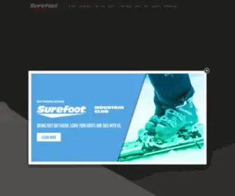 Surefoot.com(Surefoot Custom Ski Boots) Screenshot
