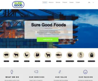 Suregoodfoods.com(Sure Good Foods) Screenshot