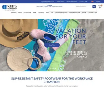 Suregripfootwear.com(Shoes For Crews) Screenshot