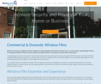 Sureguard.co.uk(Window Film Company) Screenshot