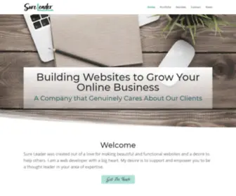 Sureleader.com(Help with WordPress Website) Screenshot