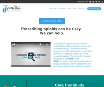 Suremedcompliance.com(Sure Med Compliance) Screenshot