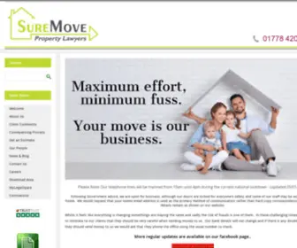 Suremove.uk.com(Suremove Property Lawyers) Screenshot
