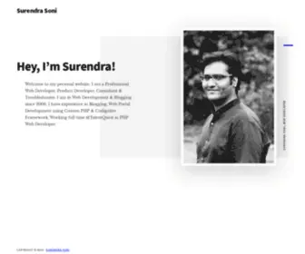 Surendrasoni.com(Surendra Soni) Screenshot