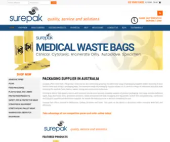 Surepak.com.au(Surepak) Screenshot