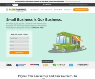 Surepayroll.com(Payroll) Screenshot