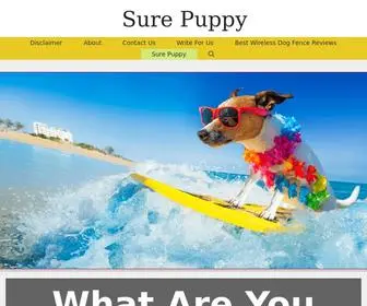 Surepuppy.com(Sure Puppy) Screenshot