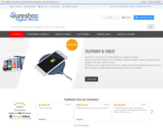 Sureshop.eu(Telephony and Electronics Online) Screenshot