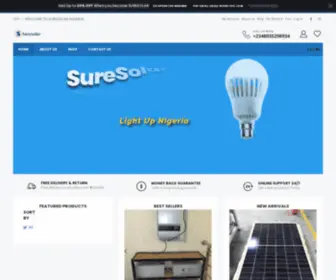 Suresolar.org.ng(SURESOLAR NIGERIA) Screenshot