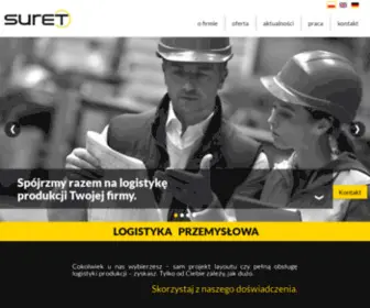 Suret-Logistyka.pl(Logistyka produkcji) Screenshot