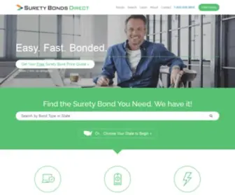 Suretybondsdirect.com(Surety Bonds Nationwide) Screenshot