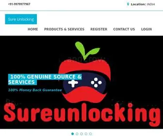 Sureunlocking.com(Sure Unlocking) Screenshot