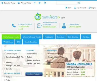 Sureviagrarx.com(Cheap Generic Medicines Online) Screenshot