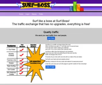 Surf-Boss.com(Surf Boss) Screenshot