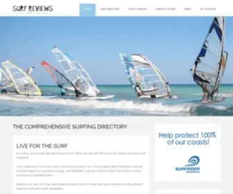 Surf-Reviews.com(Surfing Travel Guide) Screenshot