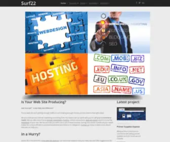 Surf22.com(Full Service Internet Marketing Consulting Firm) Screenshot