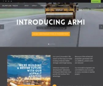 Surface-Tech.com(Asphalt Concrete Additives) Screenshot