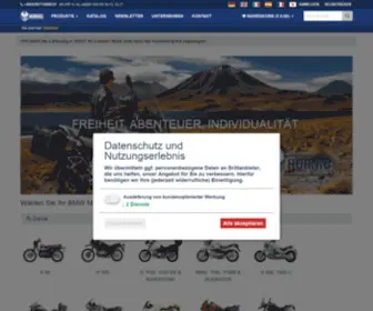 Surfacecoating.de(Motorradzubehör Hornig) Screenshot