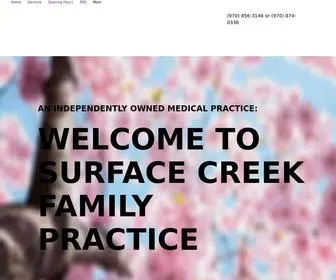 Surfacecreekfamilypractice.com(Surface Creek Family Practice) Screenshot