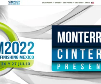 Surfacefinishingmexico.com(PRIMER ENCUENTRO DE NEGOCIOS VIRTUAL SURFACE FINISHING MEXICO 2021) Screenshot