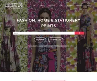 Surfacepatternmarketplace.com(Surface pattern marketplace) Screenshot