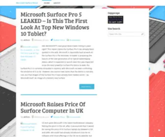 Surfacerama.com(Microsoft Surface News) Screenshot