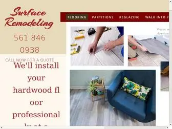 Surfaceremodeling.net(Flooring Installations) Screenshot