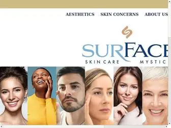 Surfaceskincarect.com(Surface Skin Care in Mystic) Screenshot