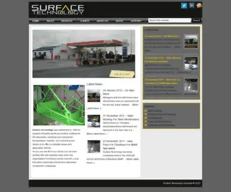 Surfacetechonline.com(Surface Technology Industrial Paint and Coatings for floors) Screenshot