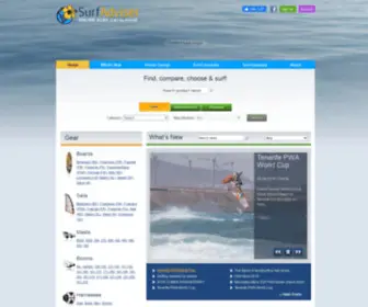 Surfadviser.com(Online Surf Catalogue) Screenshot