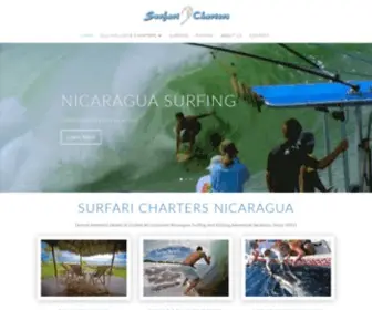 Surfaricharters.com(Surfing Nicaragua) Screenshot