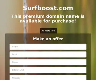 Surfboost.com(Surfboost) Screenshot